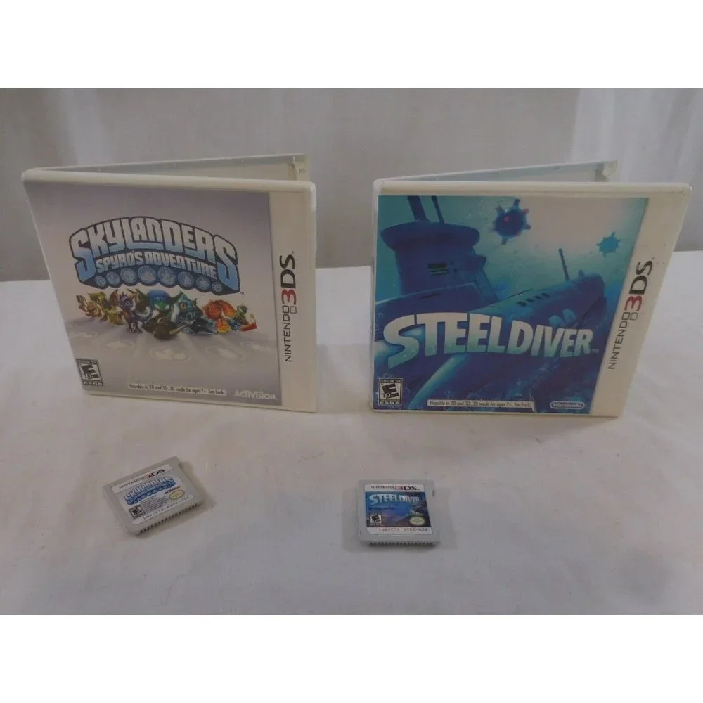 Steel Diver - Nintendo 3DS + 3DS Spyros Adventure Complete Game Skylanders Ninte